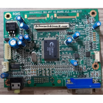 6003080023 , 983 , MST , AD , BOARD , V1.3 , 987B , AİDATA , LCD , MONÜTÖR , MAİN , BOARD , ANA , KART