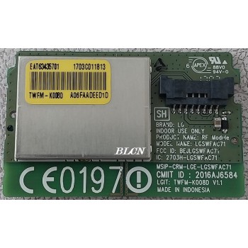 TWFM-K008D, V1.1, LGSWFAC71, EAT3435701, 49LJ594V, LG, Wİ Fİ, BOARD