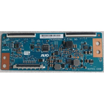 T430HVN01.A , 43T01-C09 , T-CON , BOARD